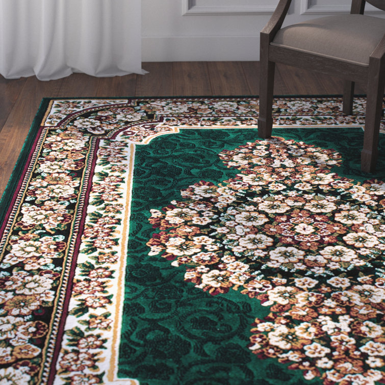 Astoria Grand Arkin Hunter Green Area Rug & Reviews Wayfair.ca
